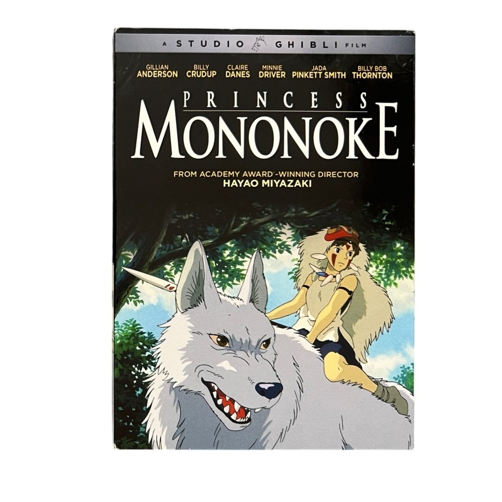 Princess Mononoke DVD Studio Ghibli GKIDS Hayao Miyazaki Anime with Slipcover